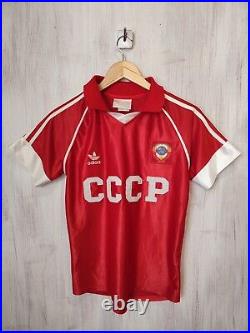 USSR 1985 1986 home Size S Adidas jersey shirt soccer kit tee CCCP Soviet Union