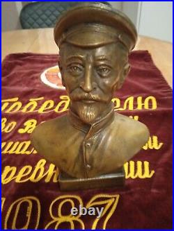 USSR. Bust of Dzerzhinsky KGB USSR Soviet Russia Bronze