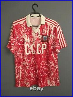 USSR Jersey 1989 1991 Home L Shirt Mens Football Soccer Soviet Union Adidas ig93