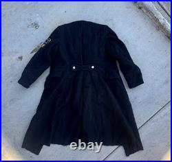 USSR Military Navy Officer Overcoat Original 1960s Pure 100% WOOL GREAT COND