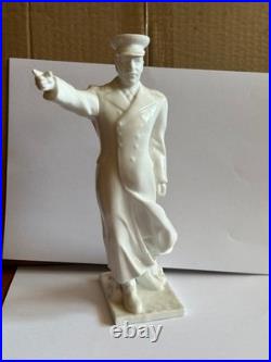 USSR Porcelain Stalin 1950s Statuette Soviet Union Propaganda Agitation Communis