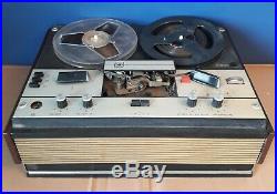 USSR Reel to Reel Tape Portable Recorder Player Turn snow-202. Soviet Union
