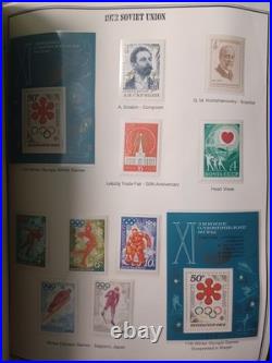 USSR Russia 1967-1982 MNH Complete Stamp Collection Mystic Album Soviet Union