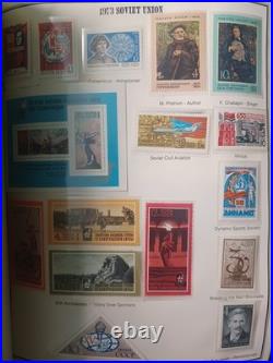 USSR Russia 1967-1982 MNH Complete Stamp Collection Mystic Album Soviet Union