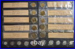 USSR Russian 1917-1967 50 Years Socialist Revolution Jubilee Coins Lot of 10