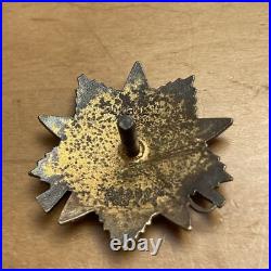 USSR, SOVIET, ORDER OF PATRIOTIC WAR 1st CLASS, AWARD # 739987. SILVER, ENAMEL