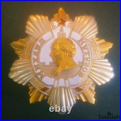 USSR Soviet Soviet Order of Kutuzov 1st class Medal 925 Silver 24K Gilt replica