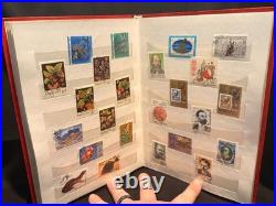 USSR Soviet Stamp Album w Faberge Romanov Calendar Card & Russia Sheet