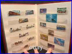 USSR Soviet Stamp Album w Faberge Romanov Calendar Card & Russia Sheet
