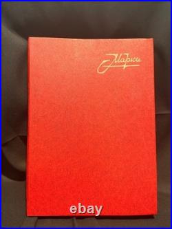 USSR Soviet Stamp Album w Faberge Romanov Calendar Card & Russia Sheet