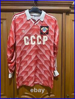 USSR Soviet Union 1988/1990 Home Longsleeve Jersey Football Shirt