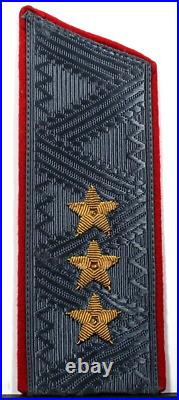 USSR Soviet Union Army Colonel General Rank Shoulder Board Pair Gray Overcoat