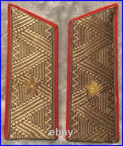 USSR Soviet Union Army Major General Rank Shoulder Board Pair Overcoat USSR Soviet Union Army Major General Rank Shoulder Board Pair Overcoat
