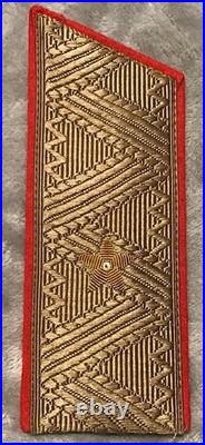 USSR Soviet Union Army Major General Rank Shoulder Board Pair Overcoat