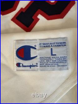 USSR Soviet Union CCCP Game Used White Jersey M DP67898