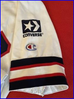 USSR Soviet Union CCCP Game Used White Jersey M DP67898