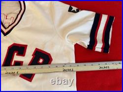 USSR Soviet Union CCCP Game Used White Jersey M DP67898