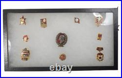 USSR (Soviet Union) Collection of Military & Civilian pins (1926-1980's) Mint