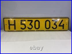 USSR Soviet Union Foreign Nationals Specialists Number License Plate 1981 Series