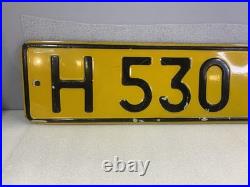 USSR Soviet Union Foreign Nationals Specialists Number License Plate 1981 Series