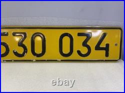 USSR Soviet Union Foreign Nationals Specialists Number License Plate 1981 Series