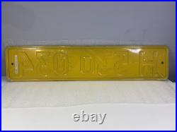 USSR Soviet Union Foreign Nationals Specialists Number License Plate 1981 Series