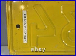 USSR Soviet Union Foreign Nationals Specialists Number License Plate 1981 Series