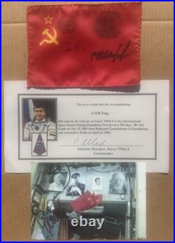 USSR (Soviet Union) ISS-10 Flown 192 Days Flag