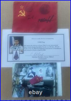 USSR (Soviet Union) ISS-10 Flown 192 Days Flag