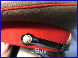 USSR Soviet Union Military Hat Vintage & Original 1983 + USSR Brass Belt Buckle