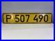 USSR-Soviet-Union-P-Prefix-Export-Vehicle-Number-License-Plate-1981-Series-01-peva