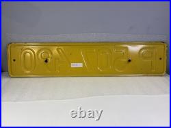 USSR Soviet Union'P' Prefix Export Vehicle Number License Plate 1981 Series