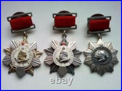 USSR Soviet Union Russian Collection Order of Mikhail Kutuzov 1-2-3 degree COPY