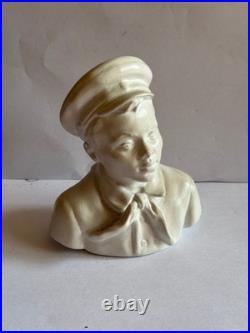USSR Statuette Young Lenin 1940s Soviet Union Propaganda Agitation