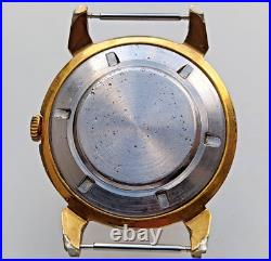 USSR Vintage Soviet Union KIROVSKIE CRAB 1MWF Watch 1950's GOLD PLATED 20m