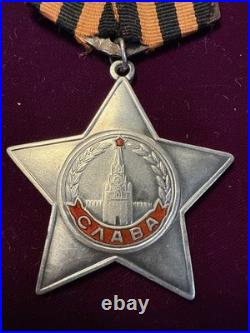 USSR WW II Soviet Union Order of Glory Class III Serial # 632928