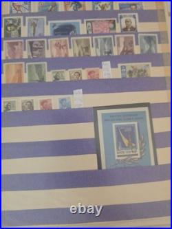 USSR postage stamp album. Years 1957-1972. Excellent condition. Rare