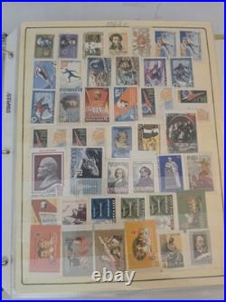 USSR postage stamp album. Years 1957-1972. Excellent condition. Rare