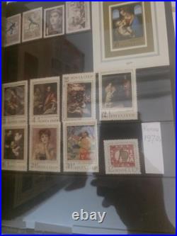 USSR postage stamp album. Years 1957-1972. Excellent condition. Rare