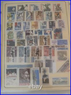 USSR postage stamp album. Years 1957-1972. Excellent condition. Rare