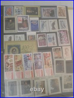 USSR postage stamp album. Years 1957-1972. Excellent condition. Rare