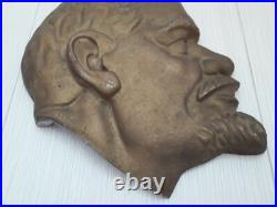 USSR wall bas-relief Vladimir Lenin. Soviet Union Russia Original plaque