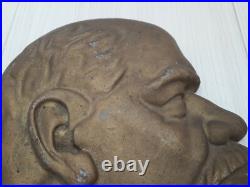 USSR wall bas-relief Vladimir Lenin. Soviet Union Russia Original plaque