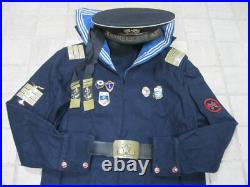 Uniform Pacific Navy Fleet BESKOZYRKA Hat Shirt Belt Soviet Union USSR Original