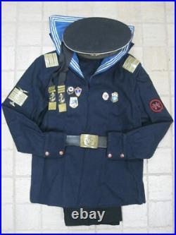 Uniform Pacific Navy Fleet BESKOZYRKA Hat Shirt Belt Soviet Union USSR Original