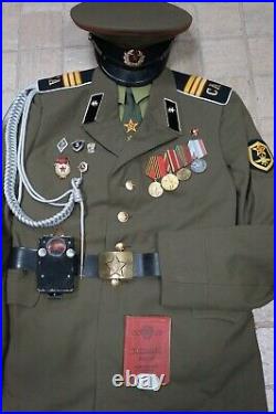 Uniform SERGEANT SIGNAL and RADIO-TECHNICAL TROOPS Soviet Union Russia Army USSR