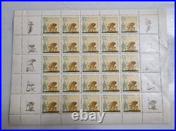 Ussr 1964, Mushrooms, 5 Sheets Of 25. Mnh