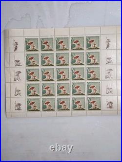 Ussr 1964, Mushrooms, 5 Sheets Of 25. Mnh