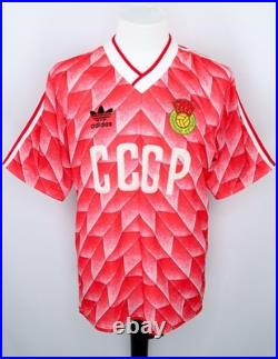 Ussr Cccp Euro 1988 Home Shirt Vintage Adidas Jersey Russia Soviet Union