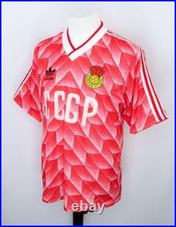 Ussr Cccp Euro 1988 Home Shirt Vintage Adidas Jersey Russia Soviet Union